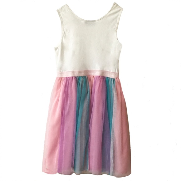 PLACE GIRL'S SPARKLE PARTY DRESS SIZE 10 - 12 - Picture 2 of 6